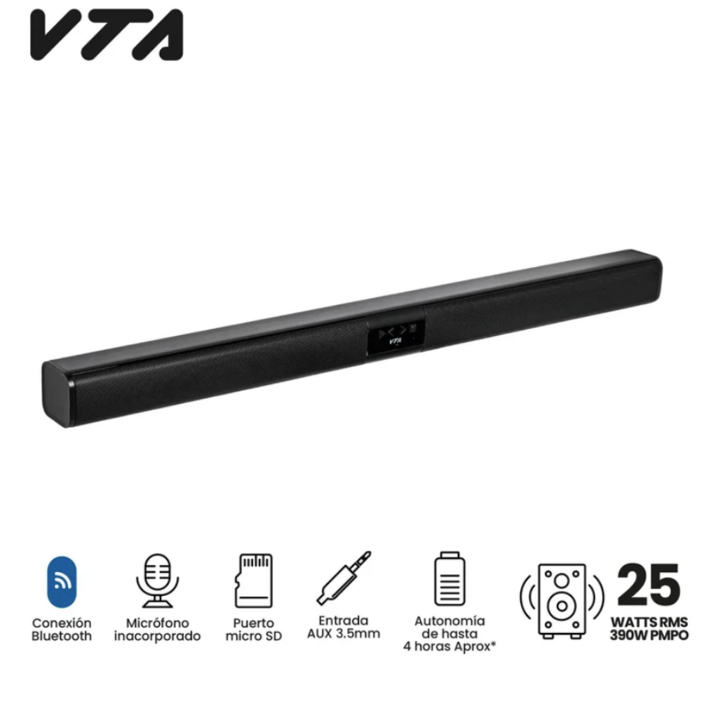 BARRA DE SONIDO SEMI NUEVO VTA RECARGABLE 25W BLUETOOTH_3