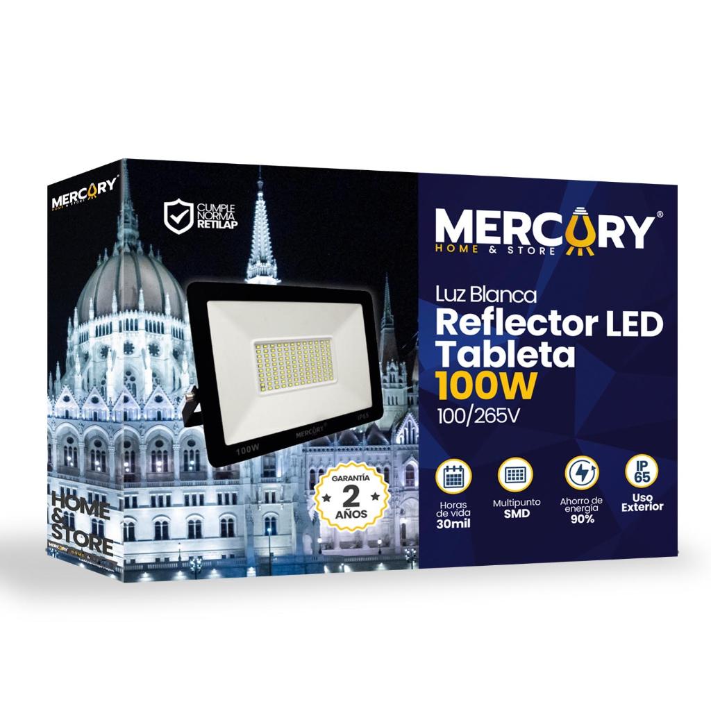 REFLECTOR LED 100W 6500K ELITE LUZ BLANCA_2