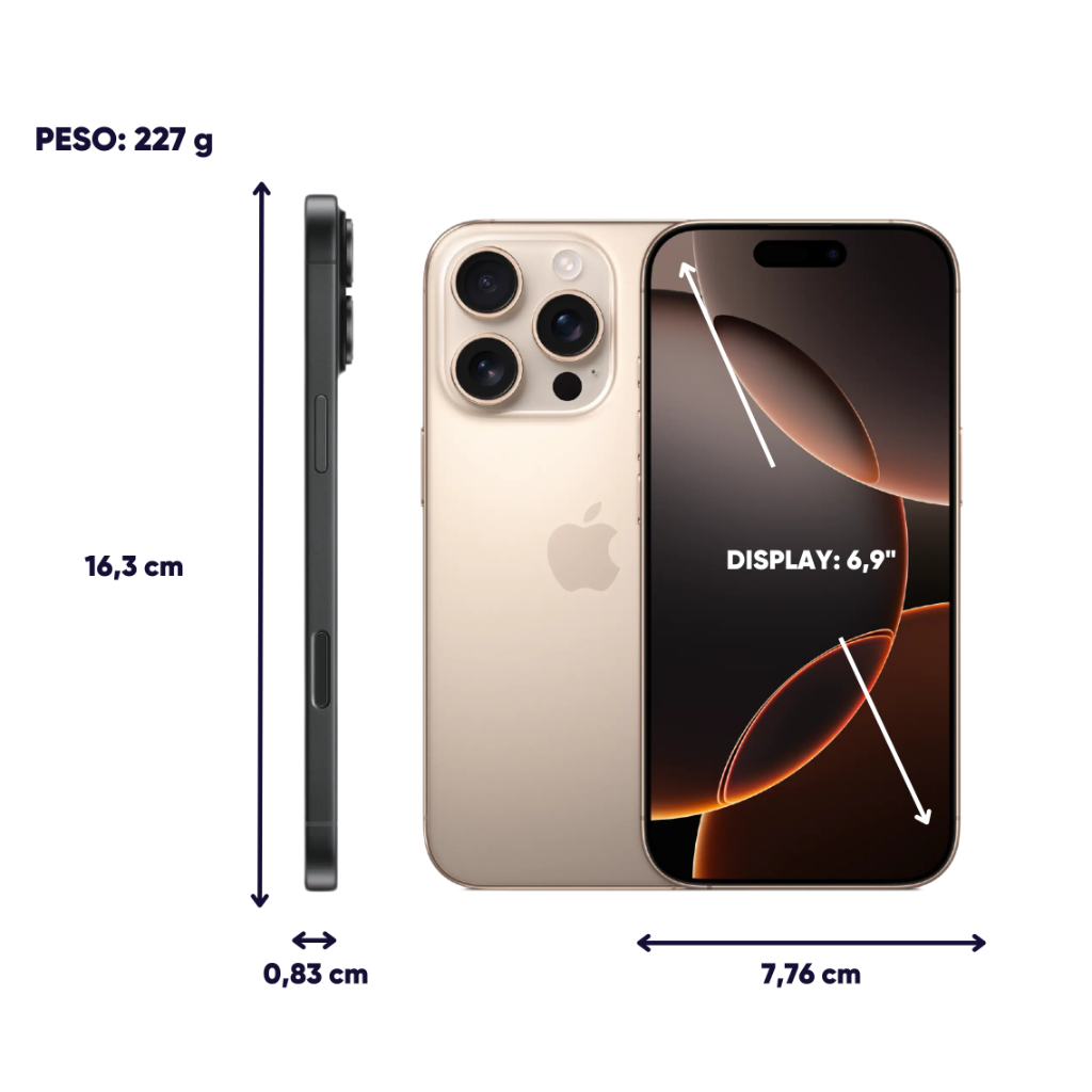 CELULAR IPHONE 16 PRO MAX 256GB E-SIM_3