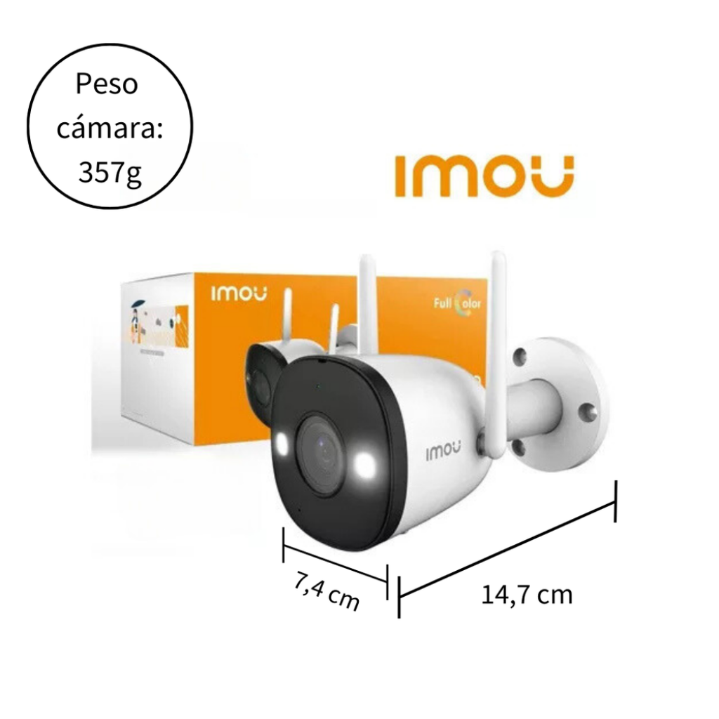 CAMARA IP IMOU TIPO BALA  2K/3K FULLCOLOR 2.8MM IR 30M IP67 WIFI_2 CAMARA IP IMOU TIPO BALA  2K/3K FULLCOLOR 2.8MM IR 30M IP67 WIFI_2