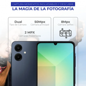CELULAR SAMSUNG GALAXY A06 4GB/128GB NEGRO_4