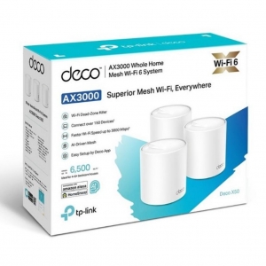 ROUTER TPLINK SISTEMA WI-FI 6 EN MALLA AX3000 PACK X 3_1