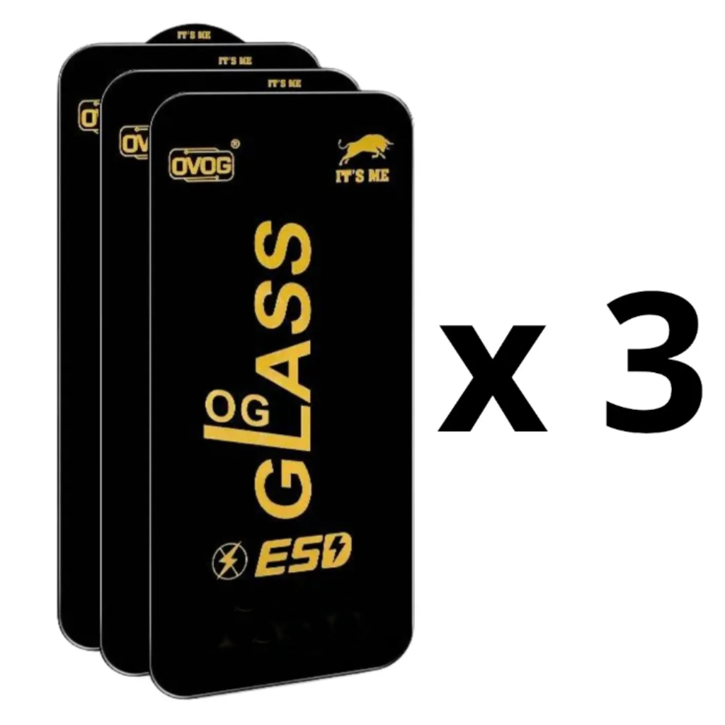3 VIDRIOS BLINDADO IPHONE 16/15/14/13/12/11 PRO - Tech4all Colombia