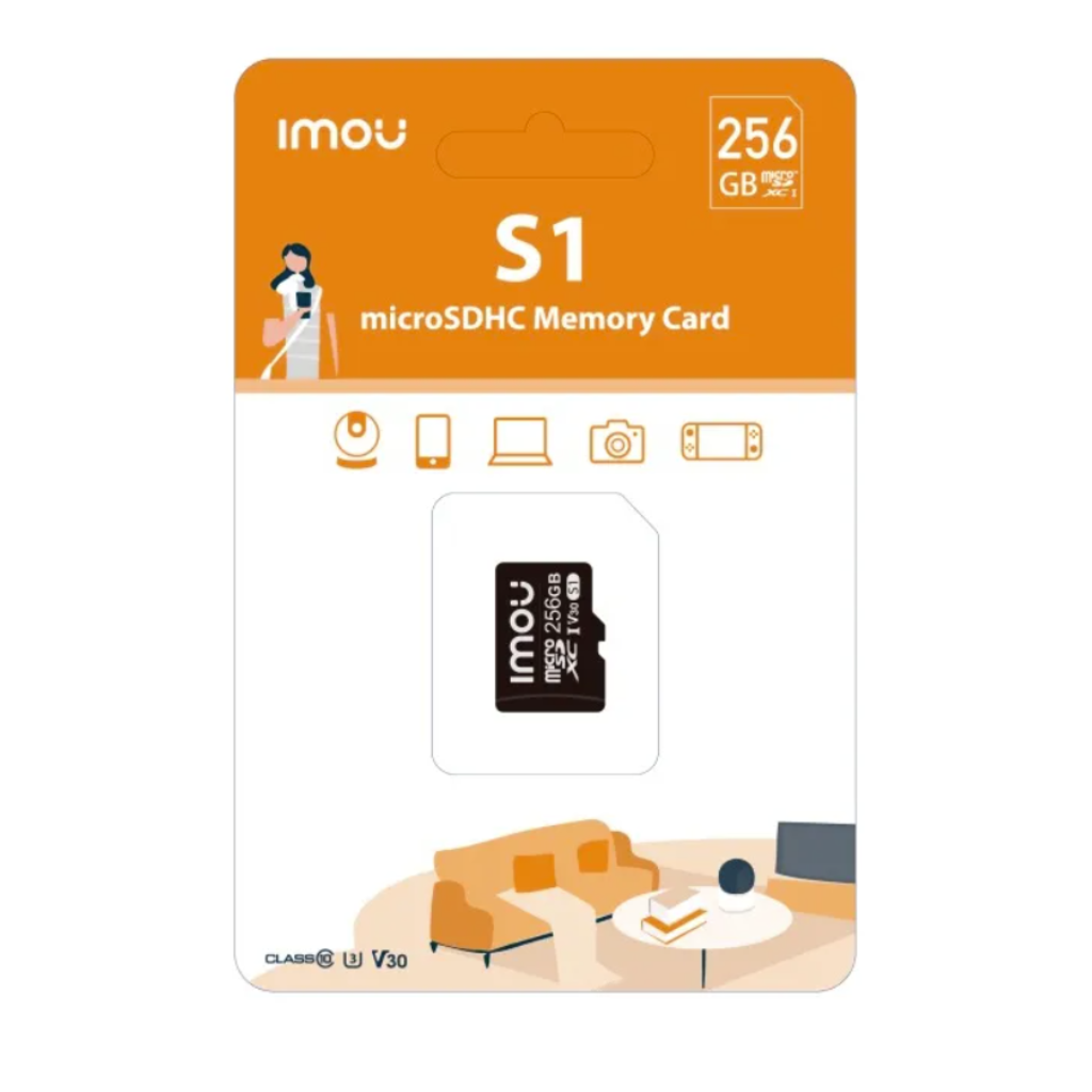 MEMORIA MICRO SD IMOU VIDEO VIGILANCIA 256GB CLASE 10 - Tech4all Colombia